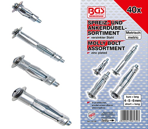 Tlg ankerdübel hohlraum - 40, tlg.