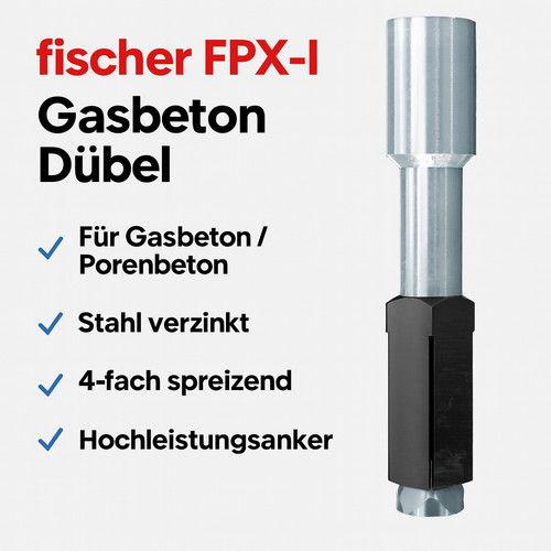 Fischer fpx gasbeton dübel - fpx-i,