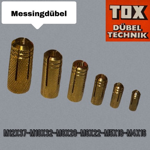 Tox messingdübel anker dübel - tox,