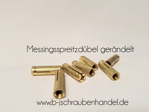 Messingspreizdübel