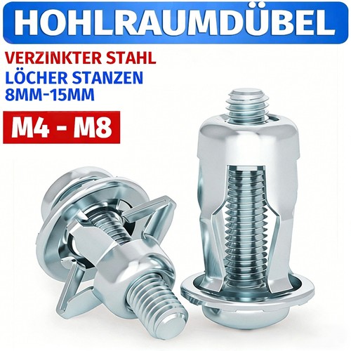 M8 hohlwanddübel - -,