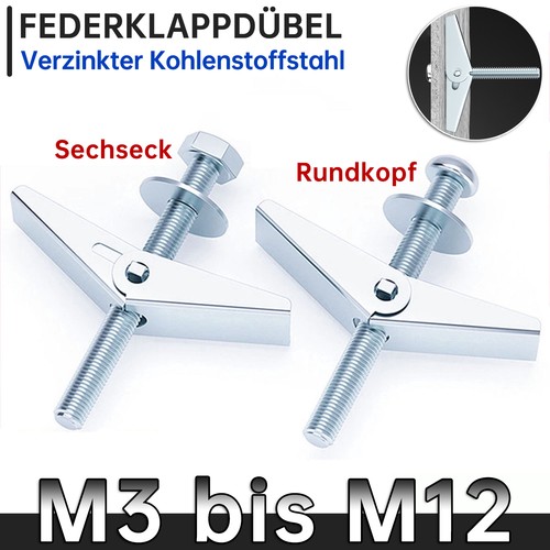 Federklappdübel kippdübel - federklappdübel,